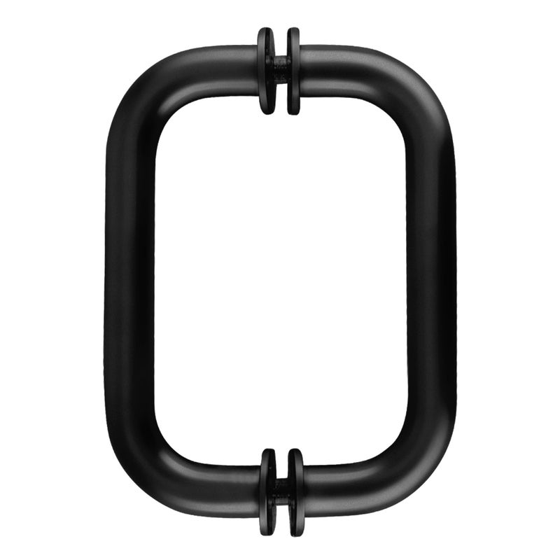 CRL 6" Oil Rubbed Bronze (BM Series) Tubular Back-to-Back Pull Handle with Metal Washers - Image 1